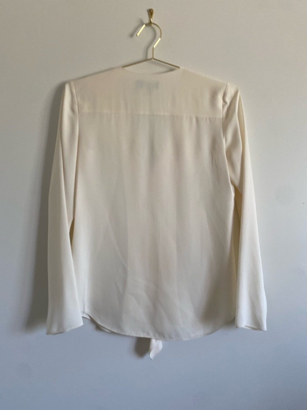 Theory Silk Georgette Jastrid Ruffle Blouse - Picture 7 of 7